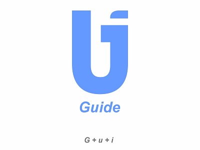 Guide1 branding design logo