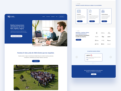 TCI - Website concept design