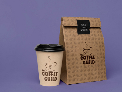 The coffee guild logo design. design graphic design logo vector