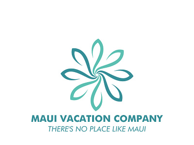 Maui vacation company design graphic design logo vector