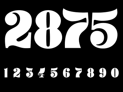 Plucky Ultra Black Figures figures numbers type type design