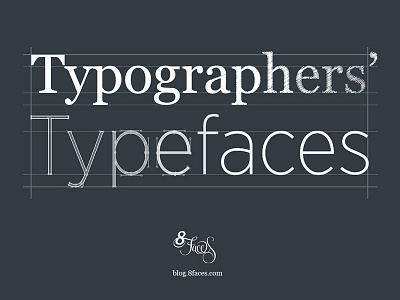 Typographers’ Typefaces Article Cover
