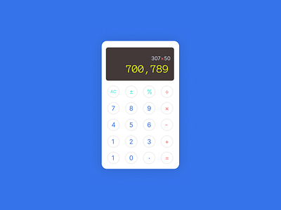 #DailyUI - Calculator