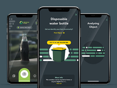 Recycle Mate App app design flat ui