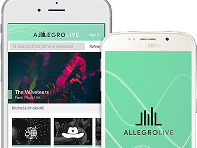 Allegro Live App Design