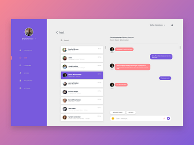 Chatboard Interface @adobexd @chatboard @interaction design @ui design