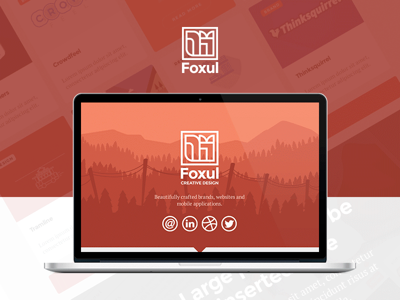 Personal Rebrand - Foxul creative design foxul logo personal portfolio rebrand website