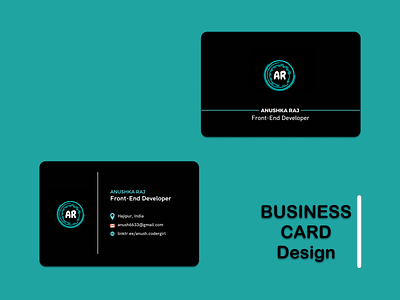 Business Card business card design businesscard design typography
