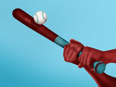 Baseball adobe adobe illustrator adobe photoshop baseball baseball bat drawing hand illustration sports wacom