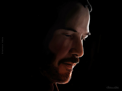 John Wick (Keanu Reeves) - Digital Painting