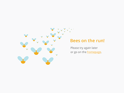 404 page - bees