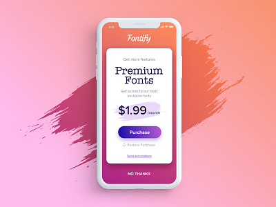 Design Performance Coaching - Fontify #2 app design font ilustration premium ui upgrade ux