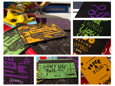 Back to school giftcards and hangtags