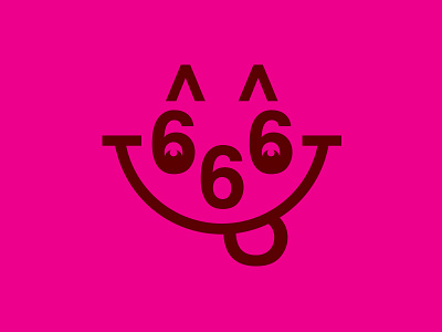 lil devil boy 666 devil face funny helvetica rebound satan typography