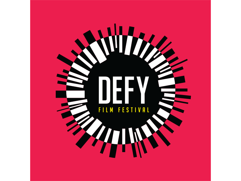 Defy Film Festival annimation branding film festival gif logo logo design texture