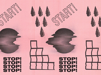 start/stop glitch gorilla biscuits hardcore scanned texture typography