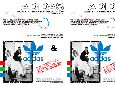 all day i dream about adidas poster typography