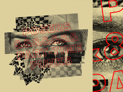 p&ptp halftone posers typography