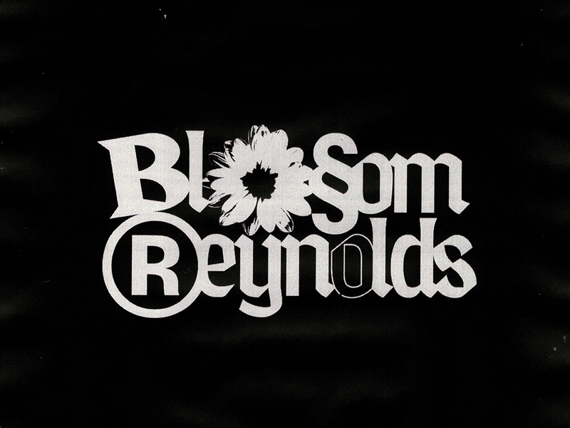 Blossom Reynolds music typography logo design logo