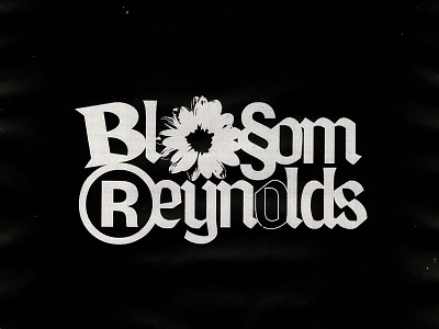 Blossom Reynolds logo logo design music typography