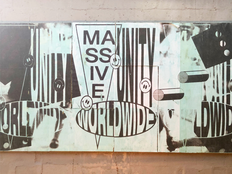 Wheat Paste unity texture typography risograph riso wheatpaste