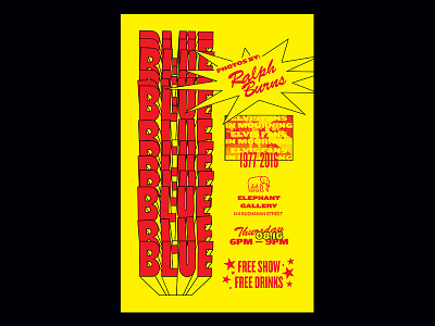 Opening Poster elvis poster poster design repetition typography