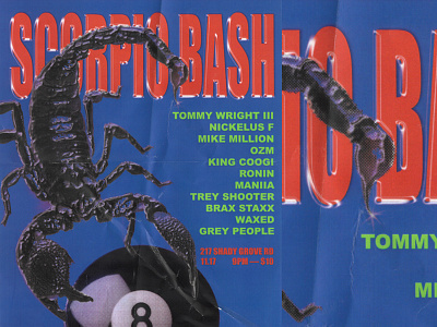 Scorpio Bash Poster