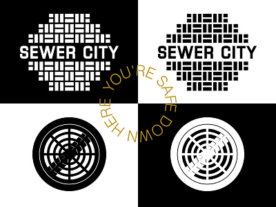 Sewer City — Branding branding logo logo design mark