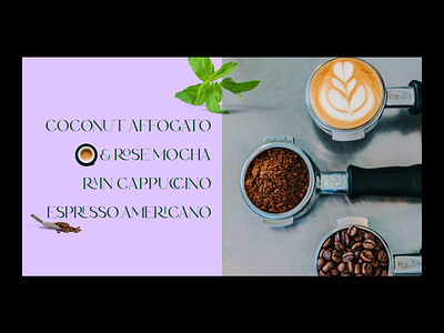 Coffee menu branding fashion logo ui vector