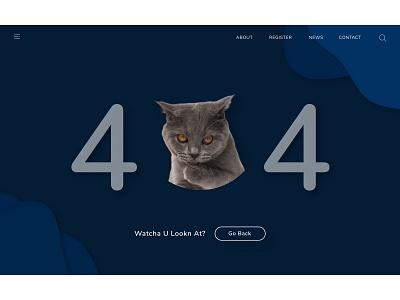 404 Page design figma ui web website