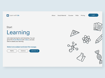 E-Learning Landing Page design e learning figma ui uidesign ux ui web website