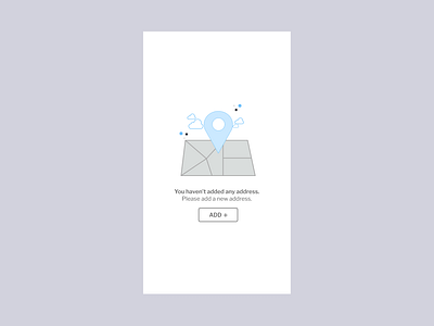 Address empty screen