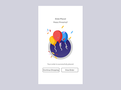 Congrats Screen app figma illustration ui