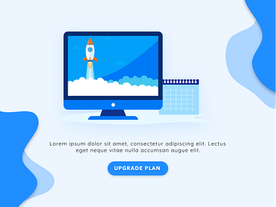 Empty Screen Designs for CommerceUp design figma illustration website