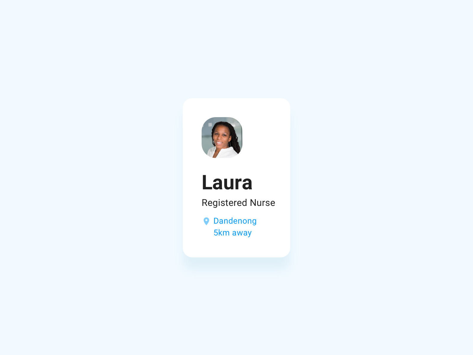 006 - User profile animation daily ui dailyui healthcare nursing principle user profile