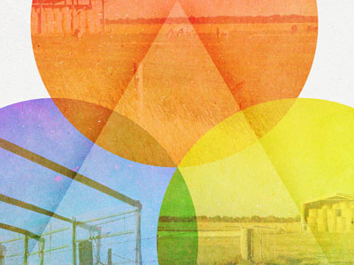 Circle Farm Triangle Final blue geometry red yellow