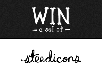 Steedicons Giveaway giveaway icons kyle steed