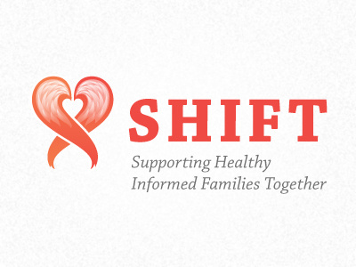 Shift fox tail heart logo