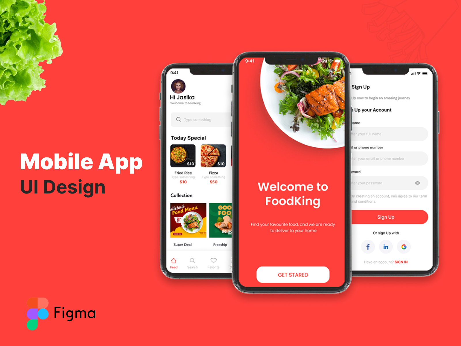 Food Mobile App UI Design by Bibi Hazera on Dribbble