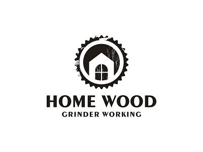 Home Wood Logo background business company concept construction design forest home icon illustration logo nature sign symbol template texture tree vector vintage wood