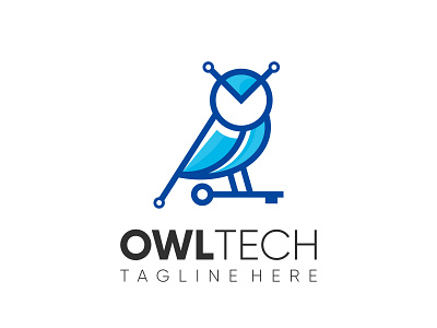 owl animal art branding company coreldraw creative illustration logo logodesign nanas870 owl vector