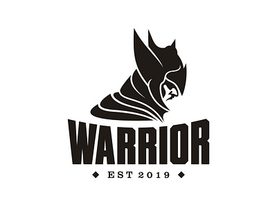 warrior art company coreldraw illustration logodesign nanas870 vintage warrior