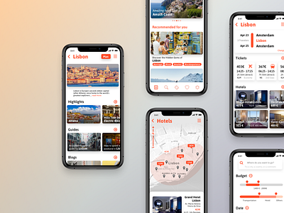 Travel Planner APP UI