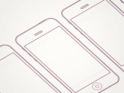 iPhone 5 Sketch Sheet