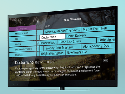 IPTV Program Guide Screen