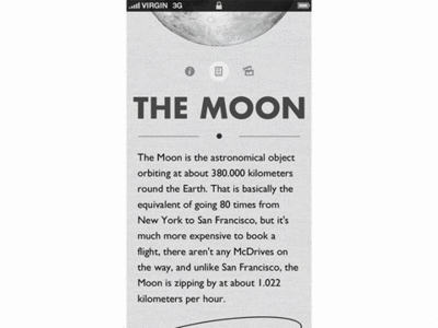 Moon App keynote test app interaction ios ui ux