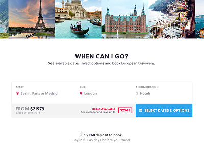 Trip Overview dates flat overview travel trip ui ux web