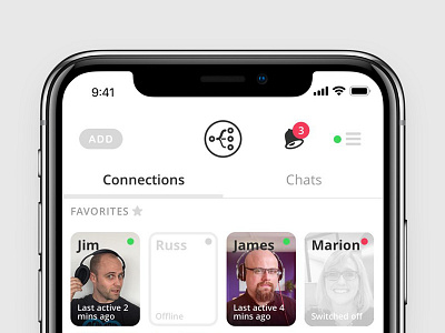 New Switchboard App Header app chat communications ios iphone mobile sketch voice