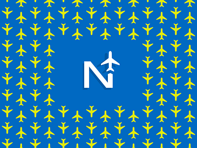 N branding branding concept exploration logo plane