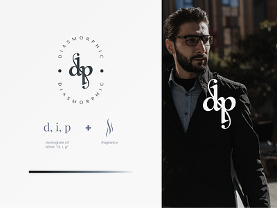 Diasmorphic - Logo Idea ambigram badge branding and identity design elegance elegant fragrance logo logo concept masculine men minimalist modern modernism monogram perfume simple